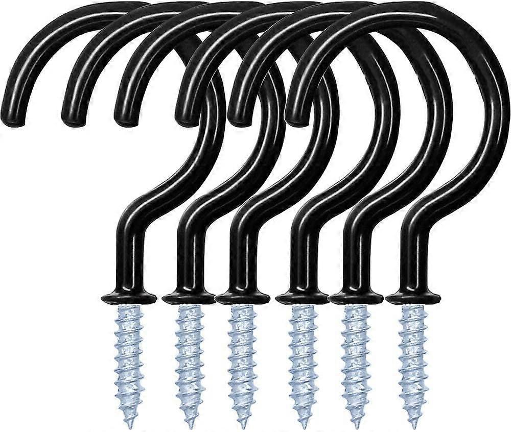 20 Pack 2.9 Inch Ceiling Hooks,Plant Hooks, Vinyl Coated Screw-in Wall Hooks, Plant Hooks, Kitchen Hooks, Cup Hooks Great for Indoor & Outdoor Use (Bl