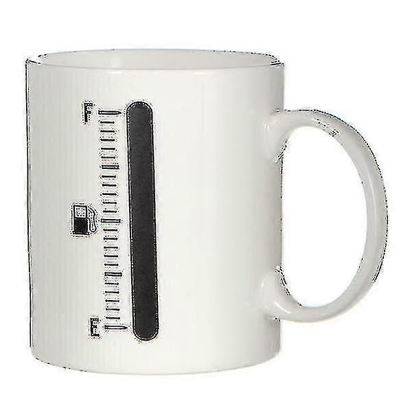 2pcs Magic Color-changing Cups Thermometer Coffee Cups Tank Mugs