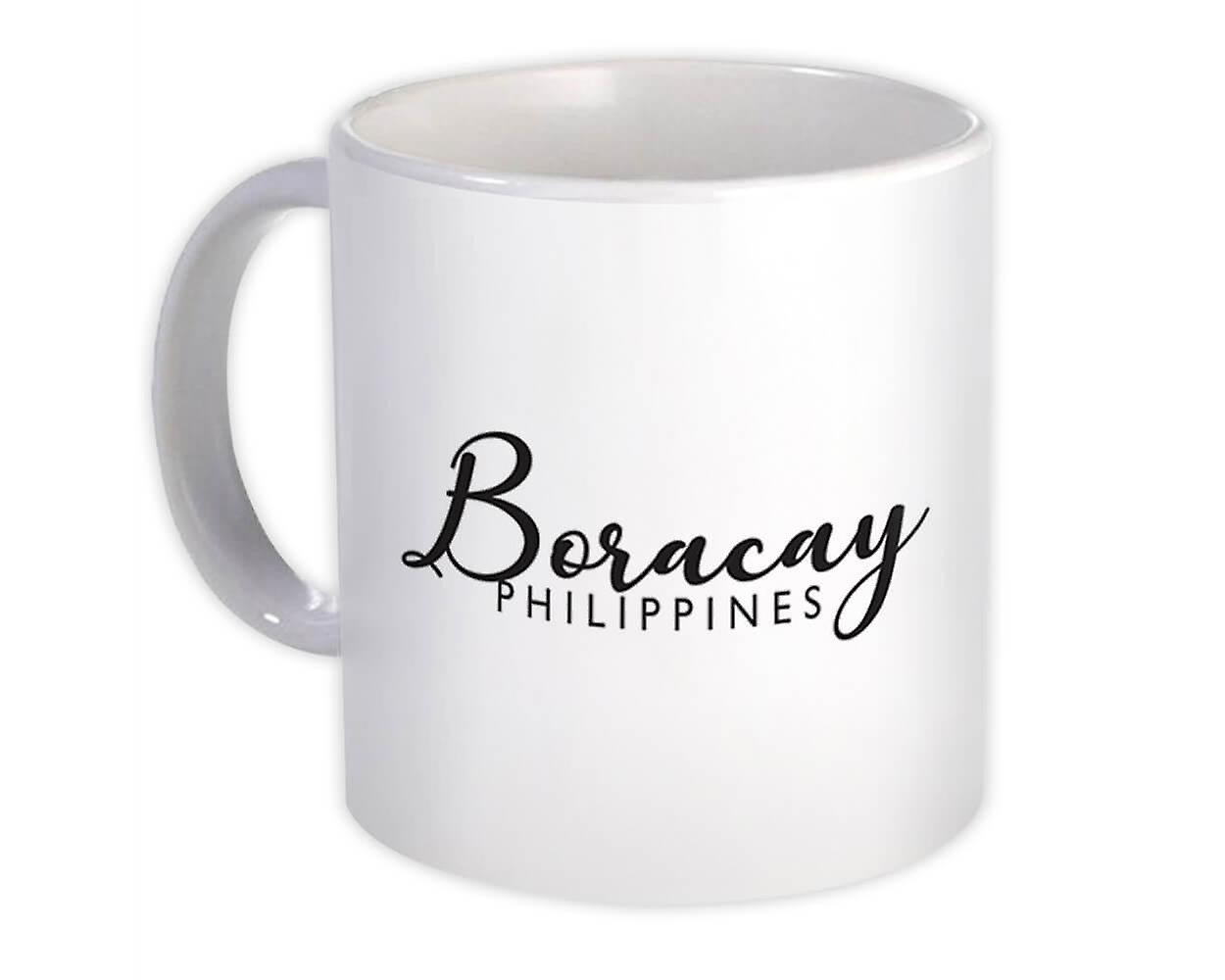 Gift Mug: Boracay Cursive