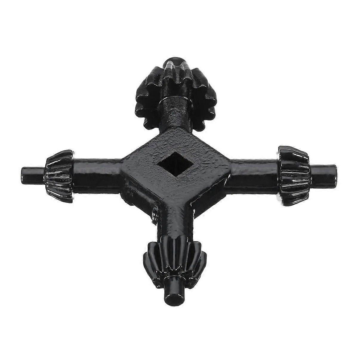 4 Way Drill Press Chuck Key Durable Carbon Steel Combination Chuck Key for Drill Presses 1/2\