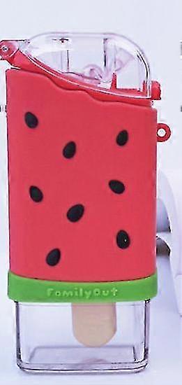 donut cream water bottle straw creative cute square summer