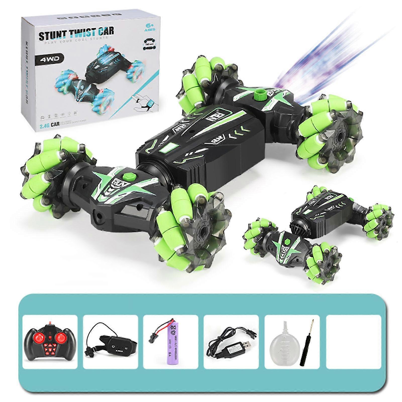 Remote Control Car Drift Spray Bubble Vehicle Gesture Sensor Toy For Kids