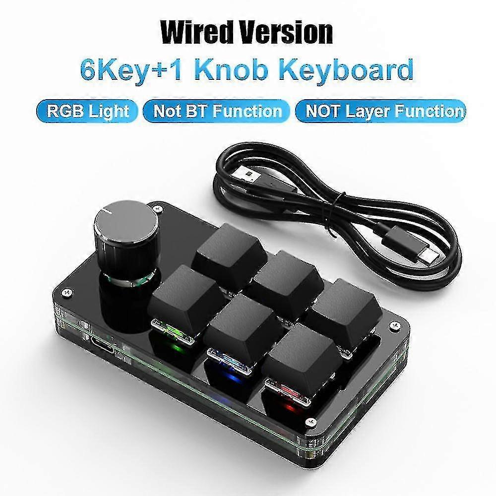 Programming Macro Custom 9 Key 3 Knob Keyboard Rgb Copy Paste Mini Button Photoshop
