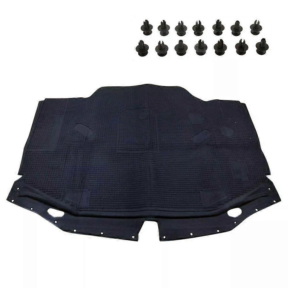 Hood engine sound insulation cushion, car front of motor, soundproofed engine for Mercedes-Benz, 300sl, 500SL, 600SL, R129, SL320, SL500, SLFEMALE