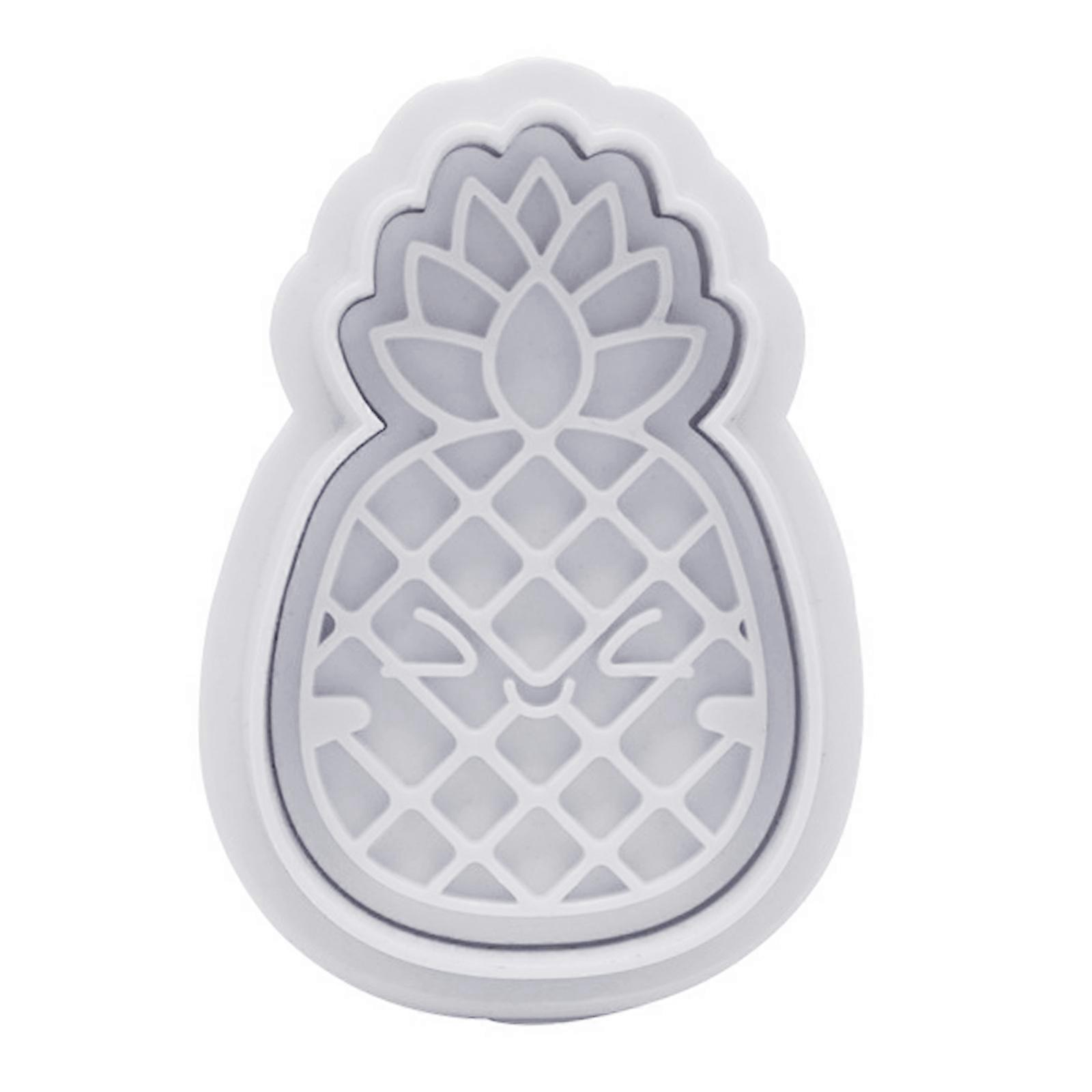3D Pineapple Plastic Mold Cake Biscuits Mould For Cake Mooncake Mold Tools
