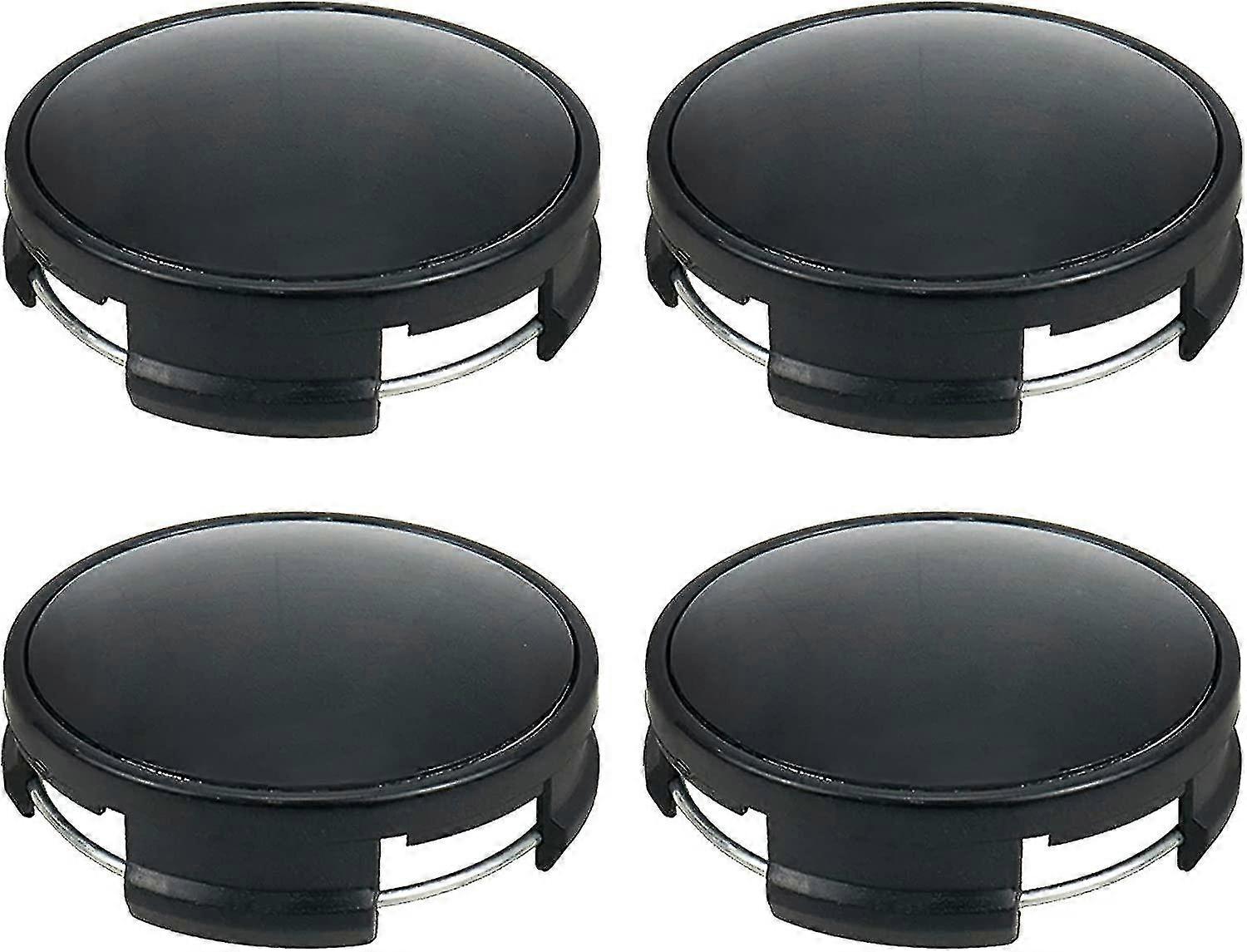 Mkk 4 ks plastový snap-in typ Střed kola Kryt náboje 62mm vnější průměr a 60mm vnitřní průměr pro automobily, černá