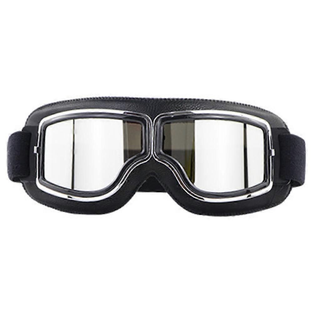 Universal Motorcycle Vintage Goggles Pilot Motorbike Scooter Biker Glasses Steampunk Helmet Goggles