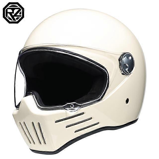 Retro motorcycle helmet ABS Light cruiser full coverage helmet for men and women DOT approved
