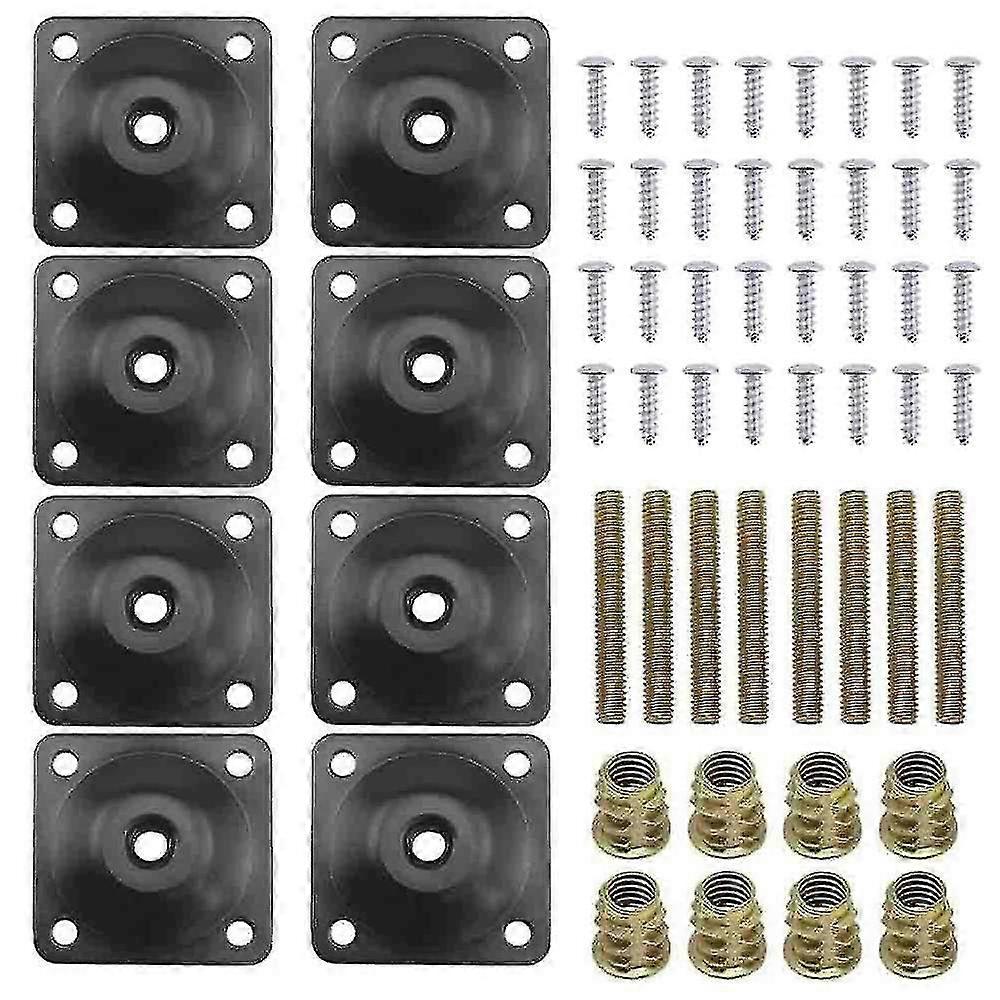 8 Pack Beinbefestigungsplatten Möbel Bein Befestigungsplatten Sofa Beine Für Möbel Sofas Sofas Sitze