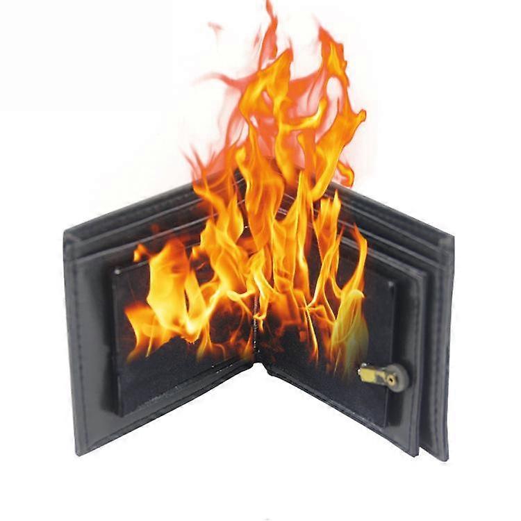 Magic Wallet Fire Wallet Stage Magic Props Toys