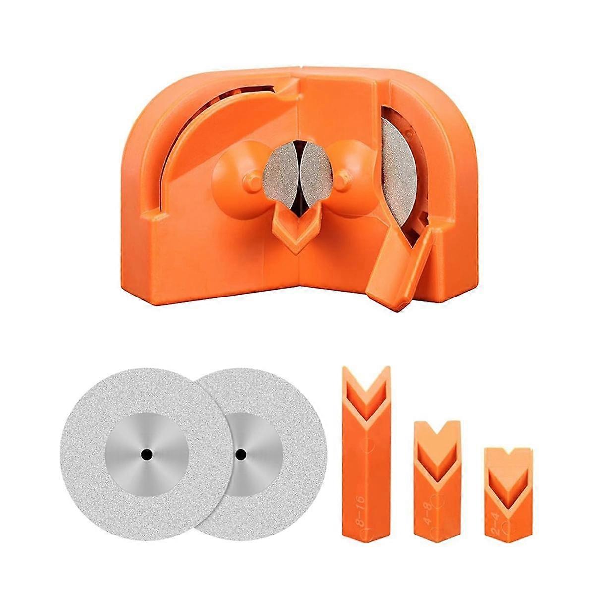 Multipurpose Drill Bit Grinding Sharpener for All Bits, High Speed Steel, Masonry, Carbide, Cobalt,Tin-Coated Drill Bits