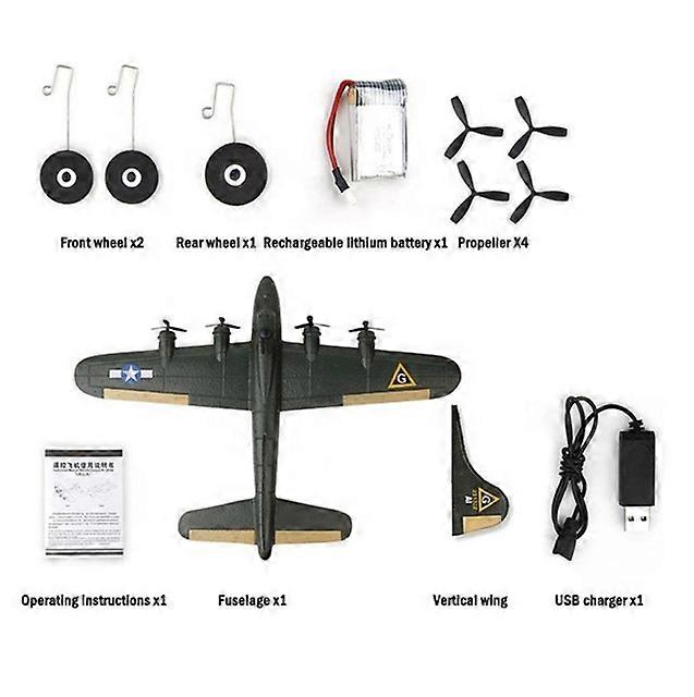 RC Airplane FX817 B17 Aircraft Remote Control Plane Fixed-Wing 2.4GHz Glider EPP Foam RTF RC Planes Aircraft Toys for Children