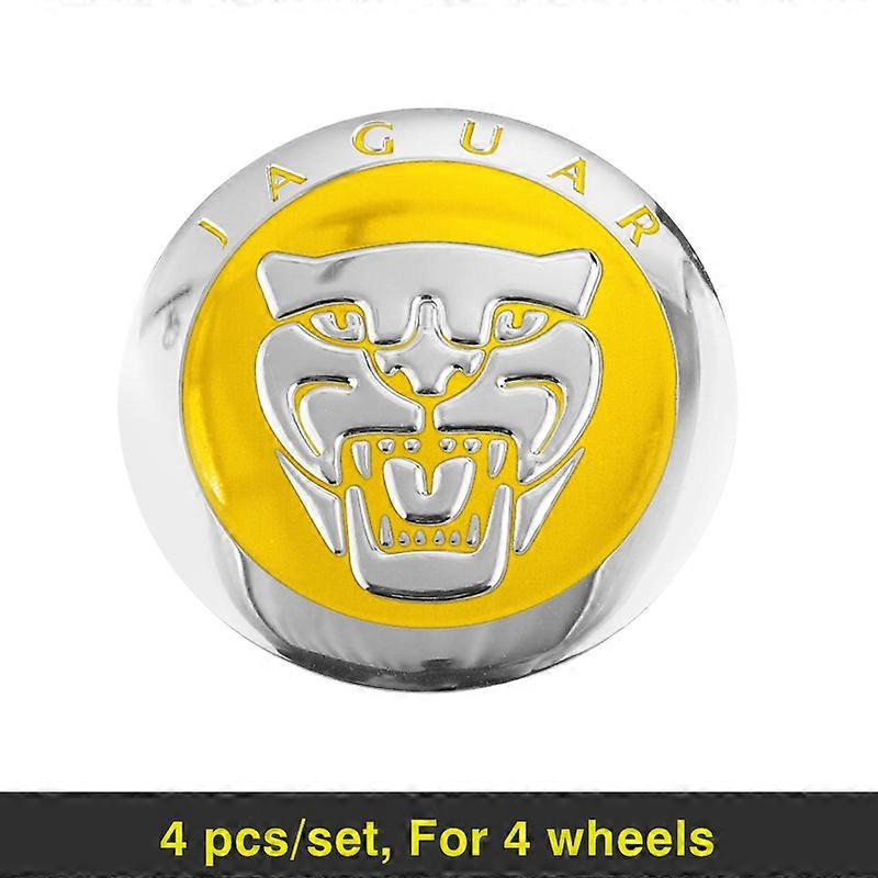 4pcs Auto Styling Wheel Center Hub Cap Sticker 56mm Cover Car Accessories For Jaguar XF 250 X Type F Pace Xj X351 Xe S Type XKR