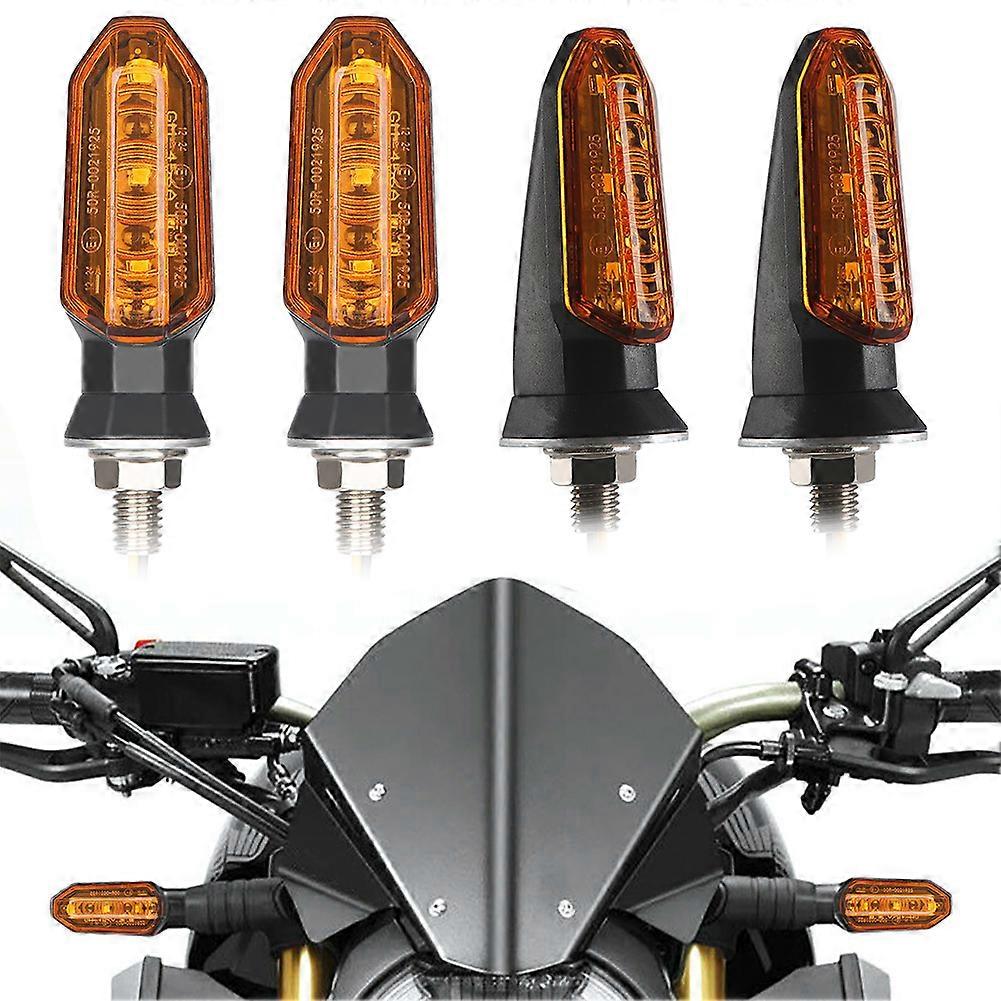 Motorcycle Turn Signals Lights Flasher Led Arrow Indicator Blinker Lamp Directional Accessories for Kawasaki Honda Suzuki Yamaha
