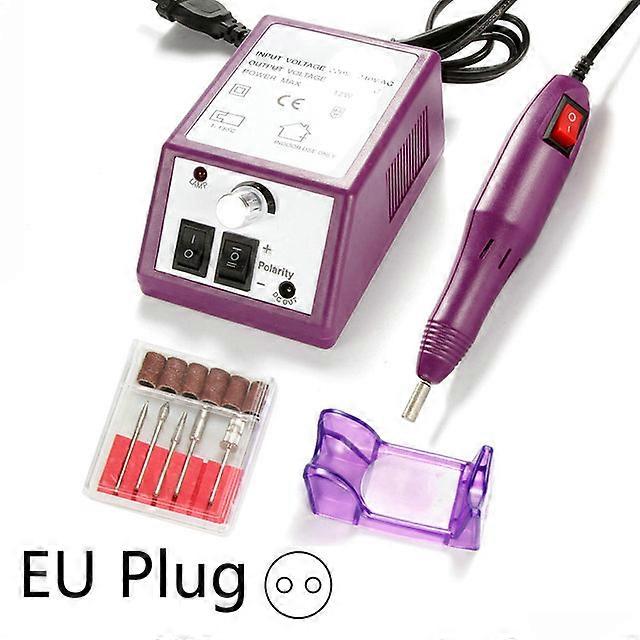 Nail Drill Electric Apparatus for Manicure 6pcs Milling Cutters Drill Bits Set Gel Cuticle Remover Pedicure Machine Nail Art