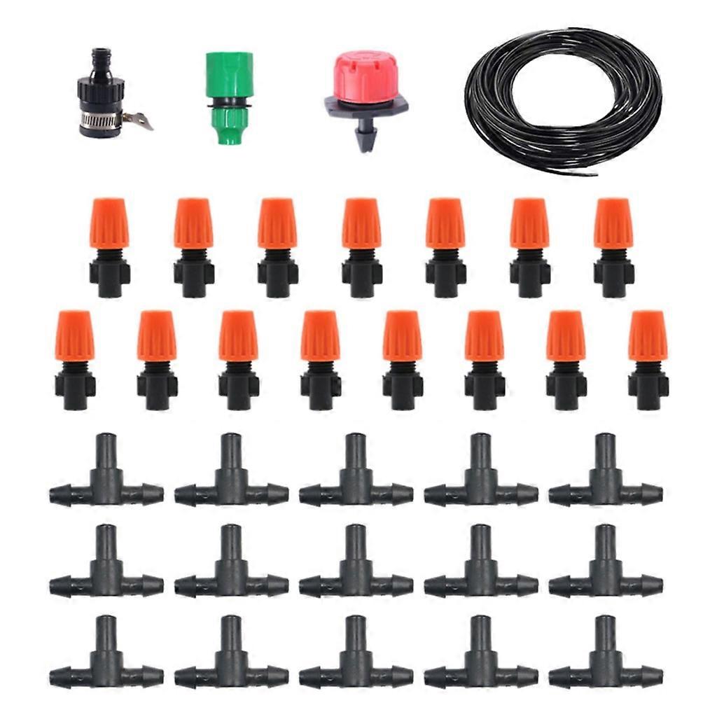 1 Set Self-Priming Garden Misting Cooling System Automatic Irrigation Kit
