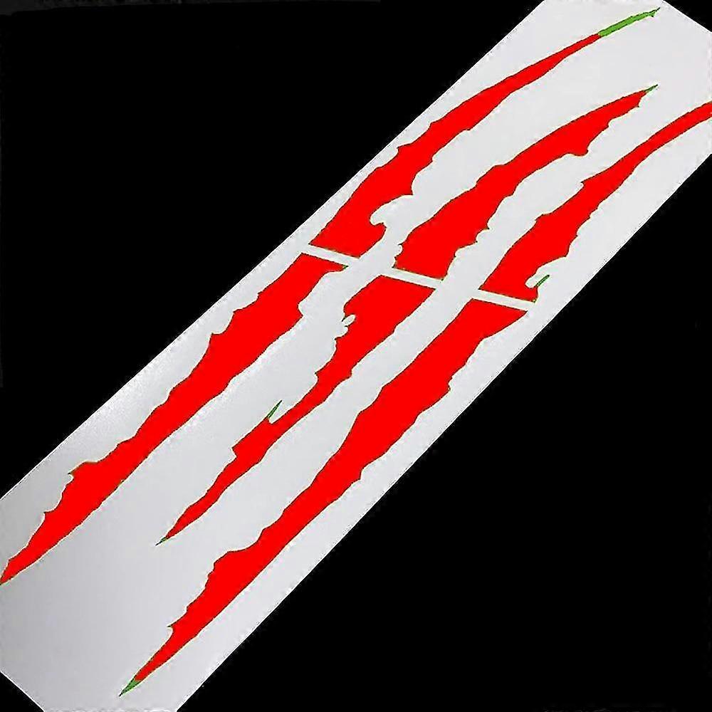 2pcs Reflective Monster Scratch-stripe, Claw Marks, Auto Headlight Decoration, Car