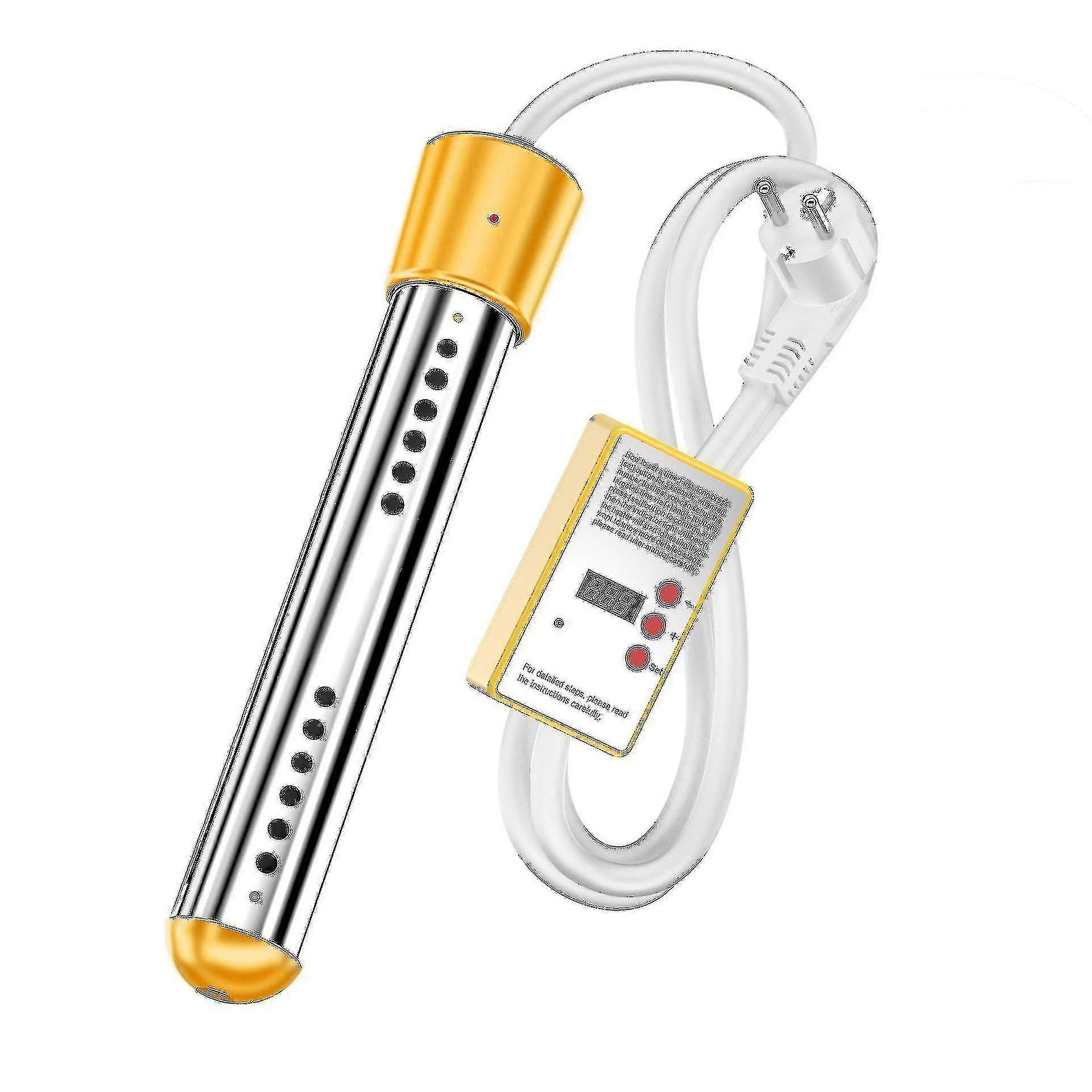 2023 New Electric Submersible Water Heater 3000w Rapid Heating Heating Rod Intelligent Timing
