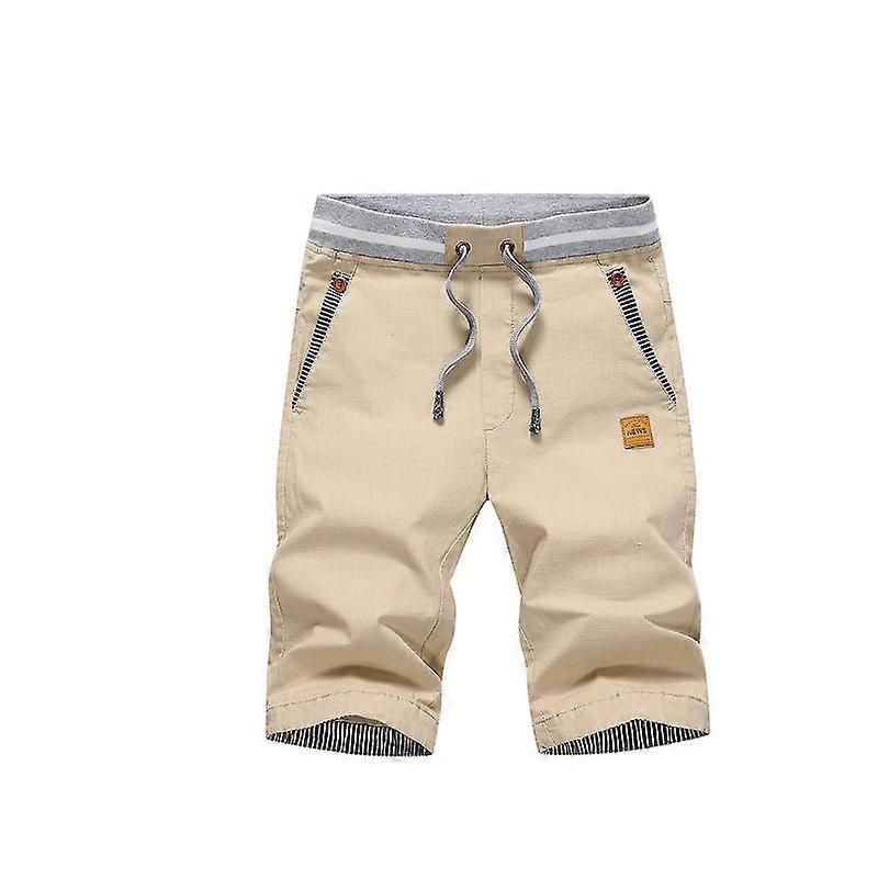Mens Shorts Casual Classic Fit Drawstring Summer Beach Shorts