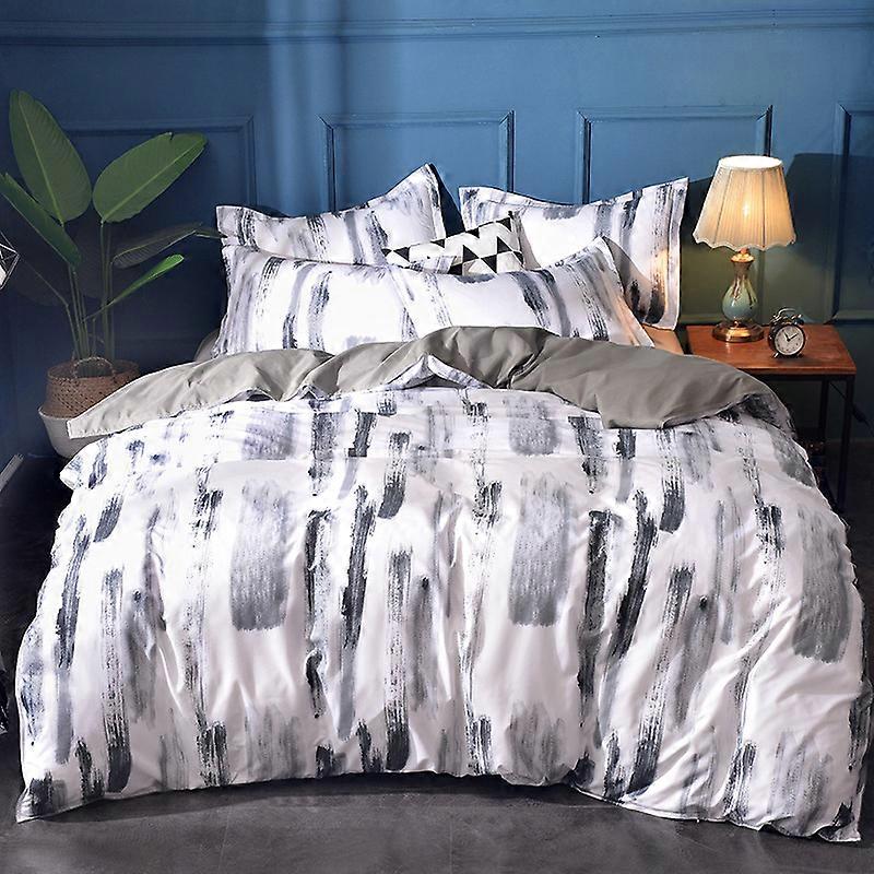 Quilt Cover Set - Grey/Multi(210x210cm)