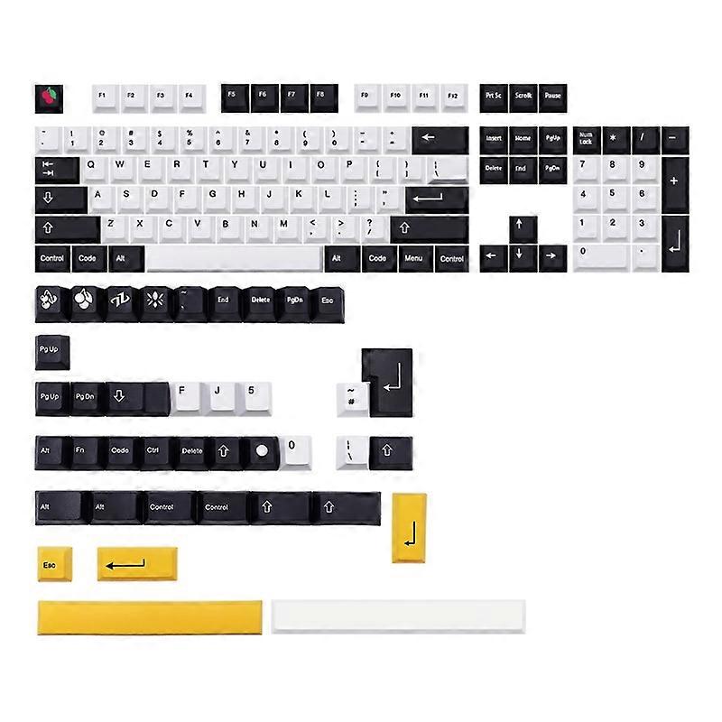 143-Key PBT Dye Sublimation Keycaps Cherry Profile for Mechanical Keyboard Diy