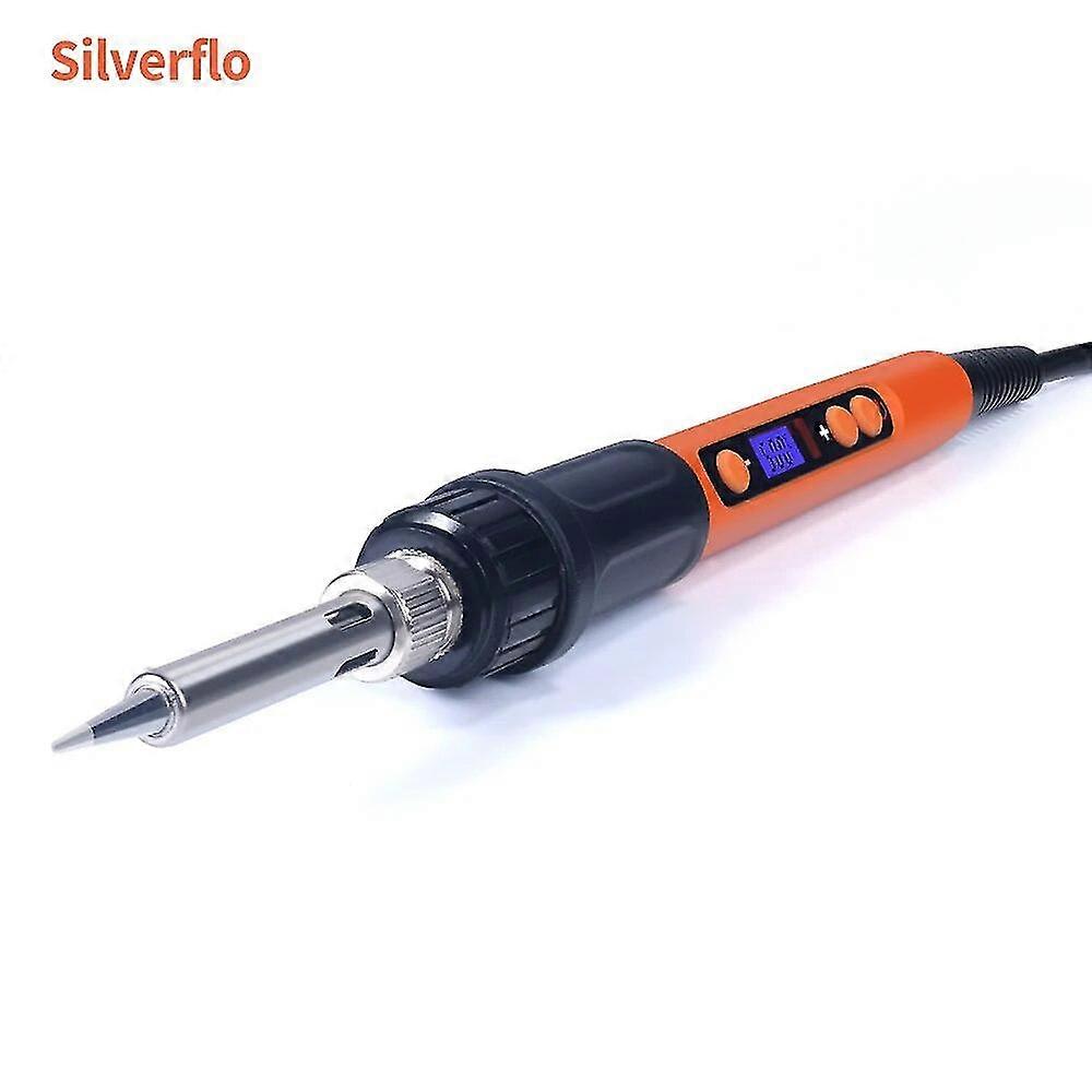 Silverflo Electric Soldering Iron Kit Set 100w Lcd Digital Display Adjustable Temperature Soldering Iron 220v/110v Welding Tools