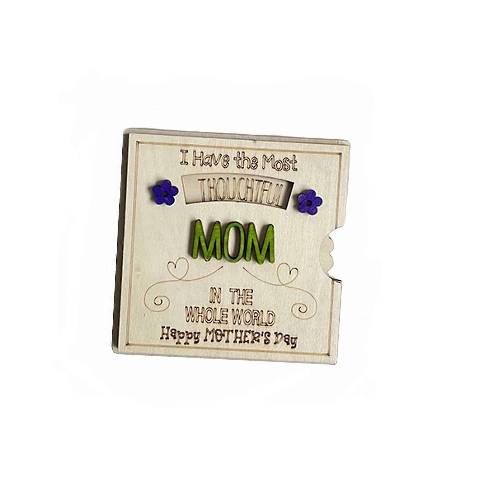 Großer Rabatt 40% Muttertagskarten, Alles Gute zum Muttertag Holzkarte mit Design für Mutter, Geburtstag, Grußkarte, um Wertschätzung für Mutter zu zeigen, Grand
