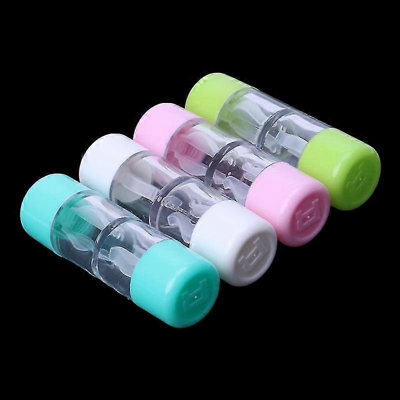 Contact Lens Box Bottle Plastic Objective Travel Portable Case Storage Container