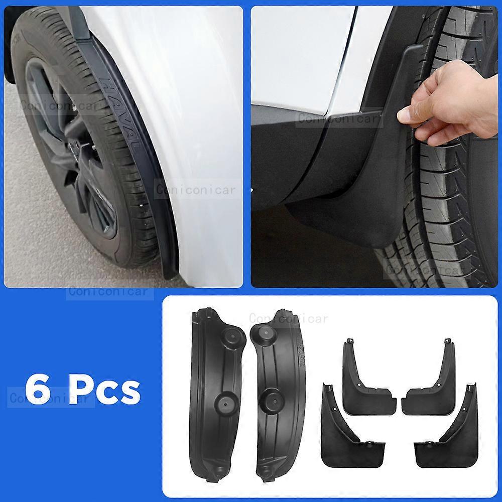 For HAVAL H6 2022 2023 Car Mud Flaps Splash Guard Mudguards MudFlaps Front Rear Fender Auto Styline Car Accessories
