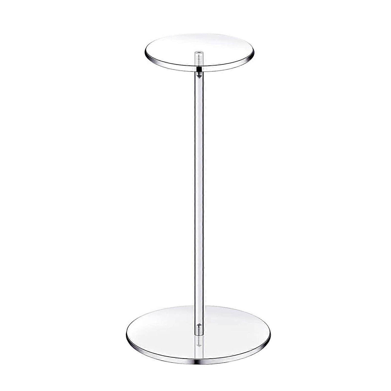 Waterproof Wig Display Stand Elegant All Match Transparent Cap Storage Shelf with Stable Base Home Decor