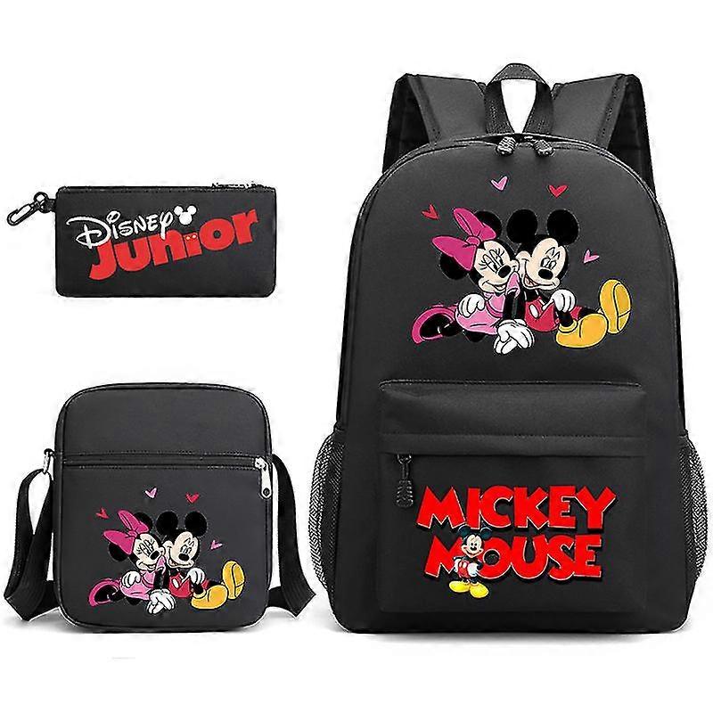 Mickey Mouse Backpack Fashion Travel Bag Children Schoolbag Girls Boys Learning Supplies Returning To School Gift Mochila