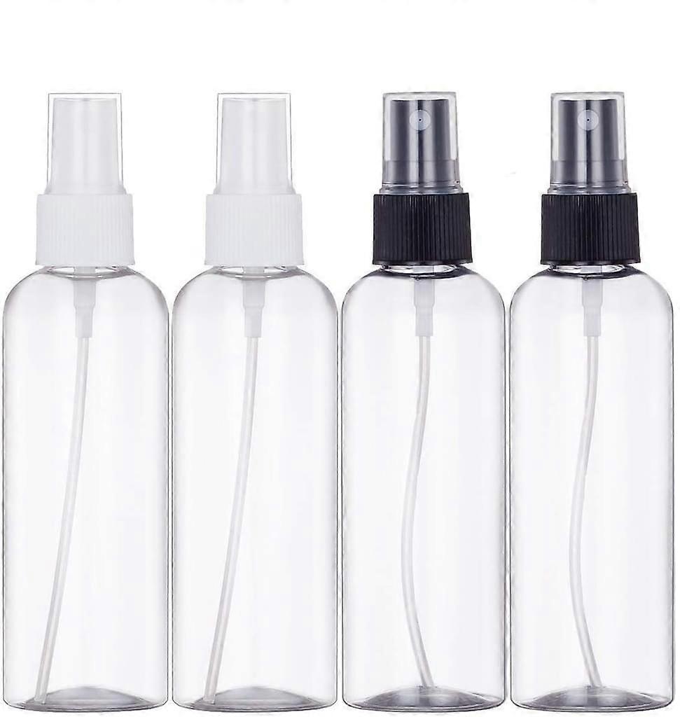 Spray Bottle Transparent Empty Fine Mist Spray Bottle Travel Atomizer Bottles 120Ml Pack Of 1 (4 Pieces)