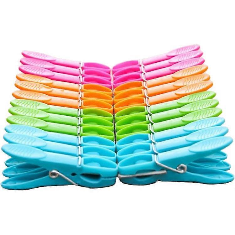 24 Pack Clothespin Clothes Clips Clothes Drying Strong Laundry Pegs