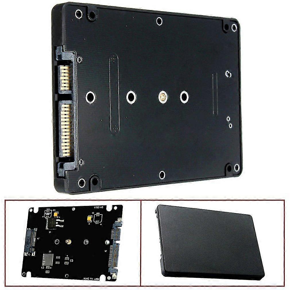 M.2 Ngff (sata) Ssd To 2.5 Inch Sata Adapter Card 8mm Thickness Enclosure Io M.2 Sata Ssd Adapter To Desktop Notebook Computer