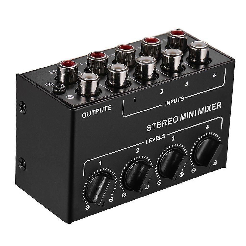 Audio Signal Multi-Channel Mixer Four Channel Passive Splitter/Mixer for KTV