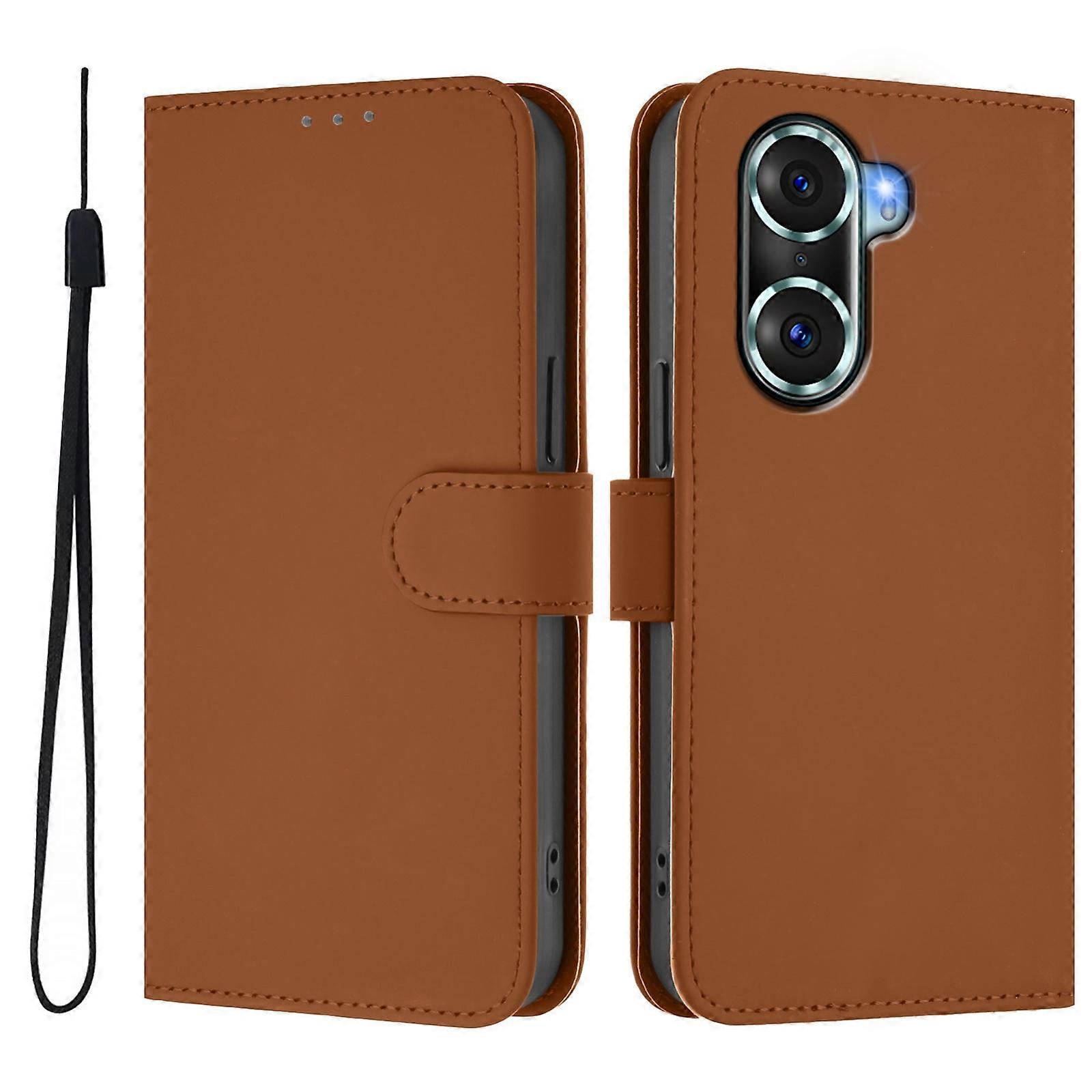 Skin Feel Leather Case For Honor 60 Pro