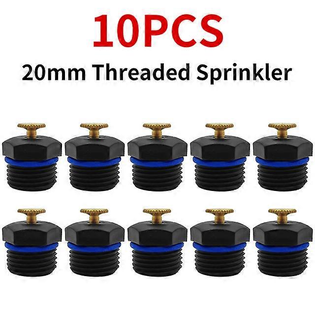 5PCS 20mm Adjustable Watering Sprinkler 1/2'' Thread Spray Nozzle Garden Lawn Drip Irrigation System Kit Home Garden Tools