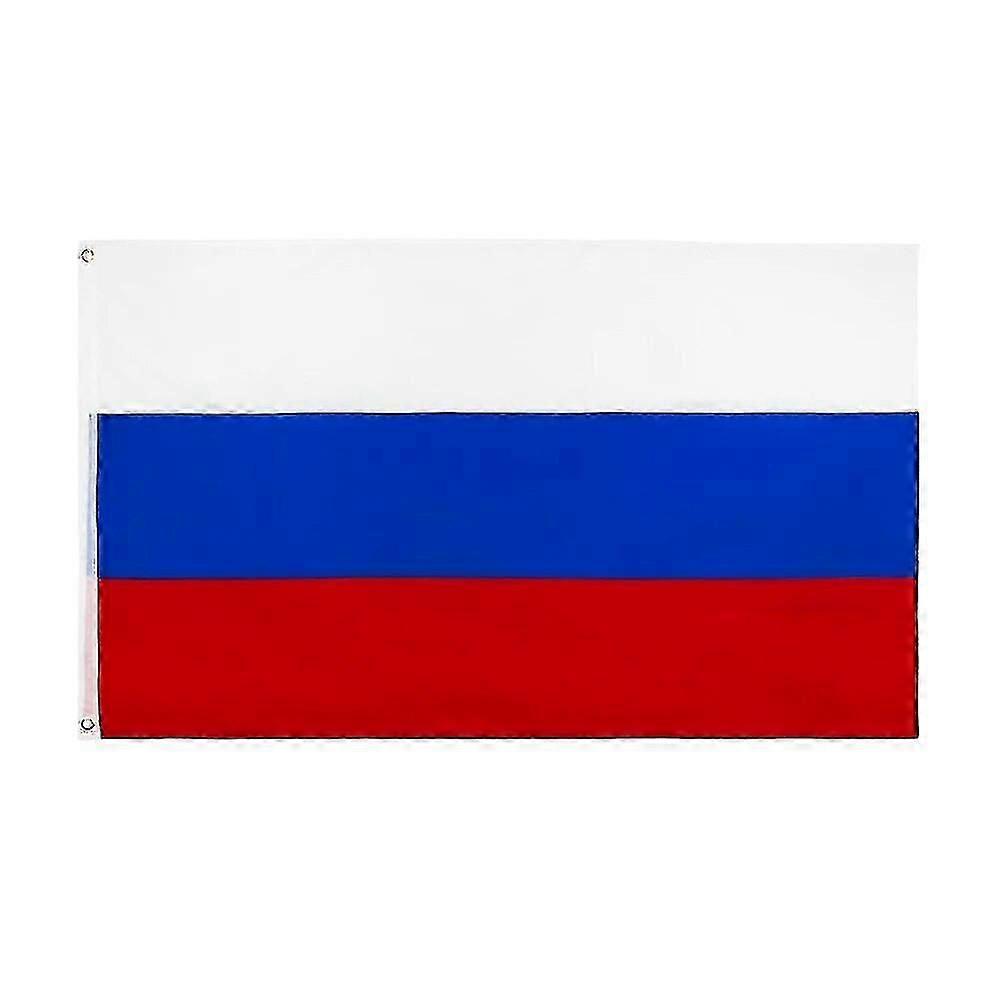 Rusland Hvid Blå Rød Flag 90x150cm Super-poly Russisk Land Flag Ussr ...
