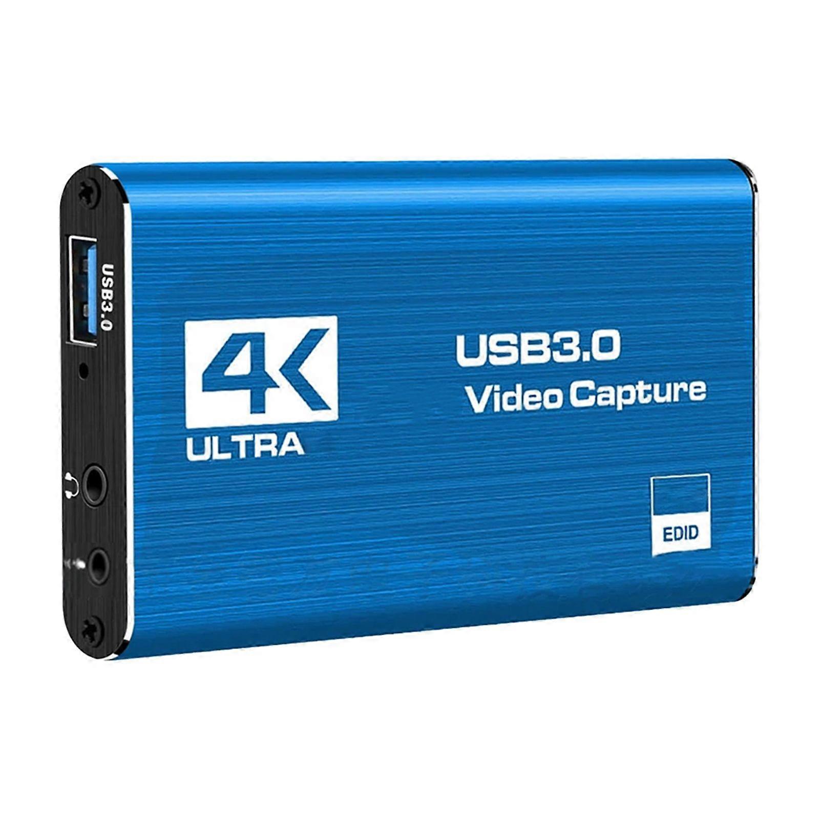 HDMI-Compatible USB 3.0 Video Recorder Grabber Compact High-speed Transmission Universal 1080P 60FPS Audio Video Capture Card