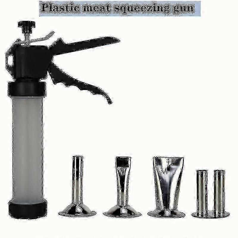 Jerky Maker pistol med 4 rustfrit stål dyser Hwy [HhhhS]