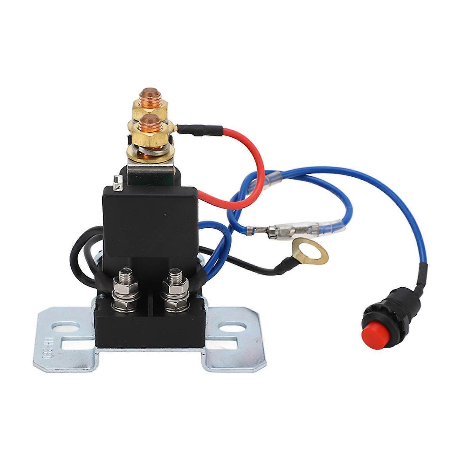 Dual Battery Relay 500A Normally Open Dustproof Strong Conductivity Dual Battery Isolator Car Protec