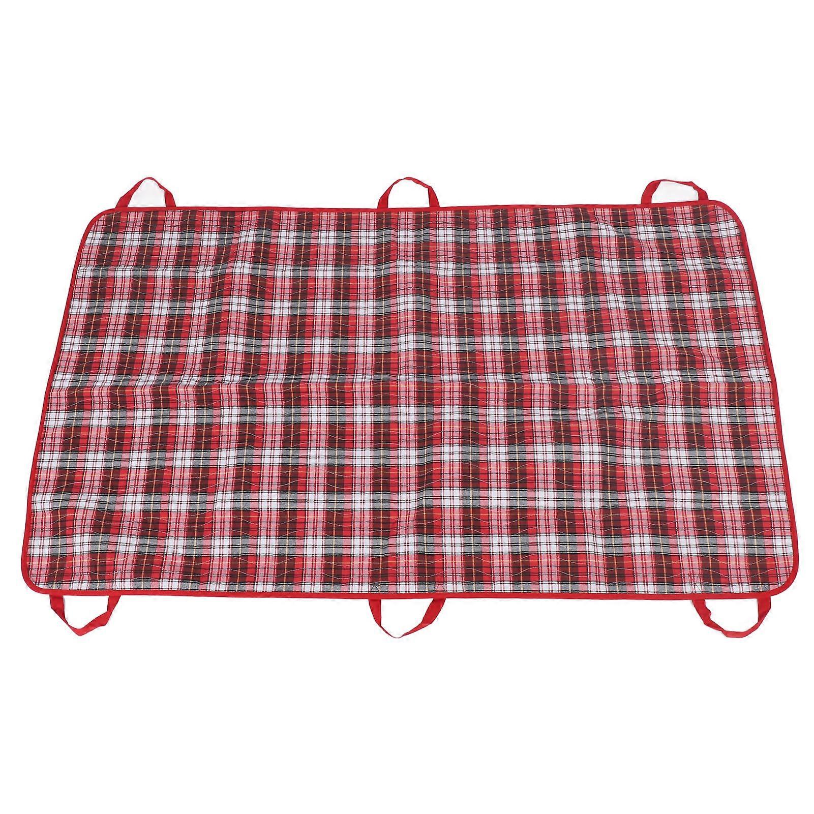 Washable Transfer Sheet Turning Lifting Repositioning Waterproof Reusable Positioning Bed Pad with Handle for Hospital Red