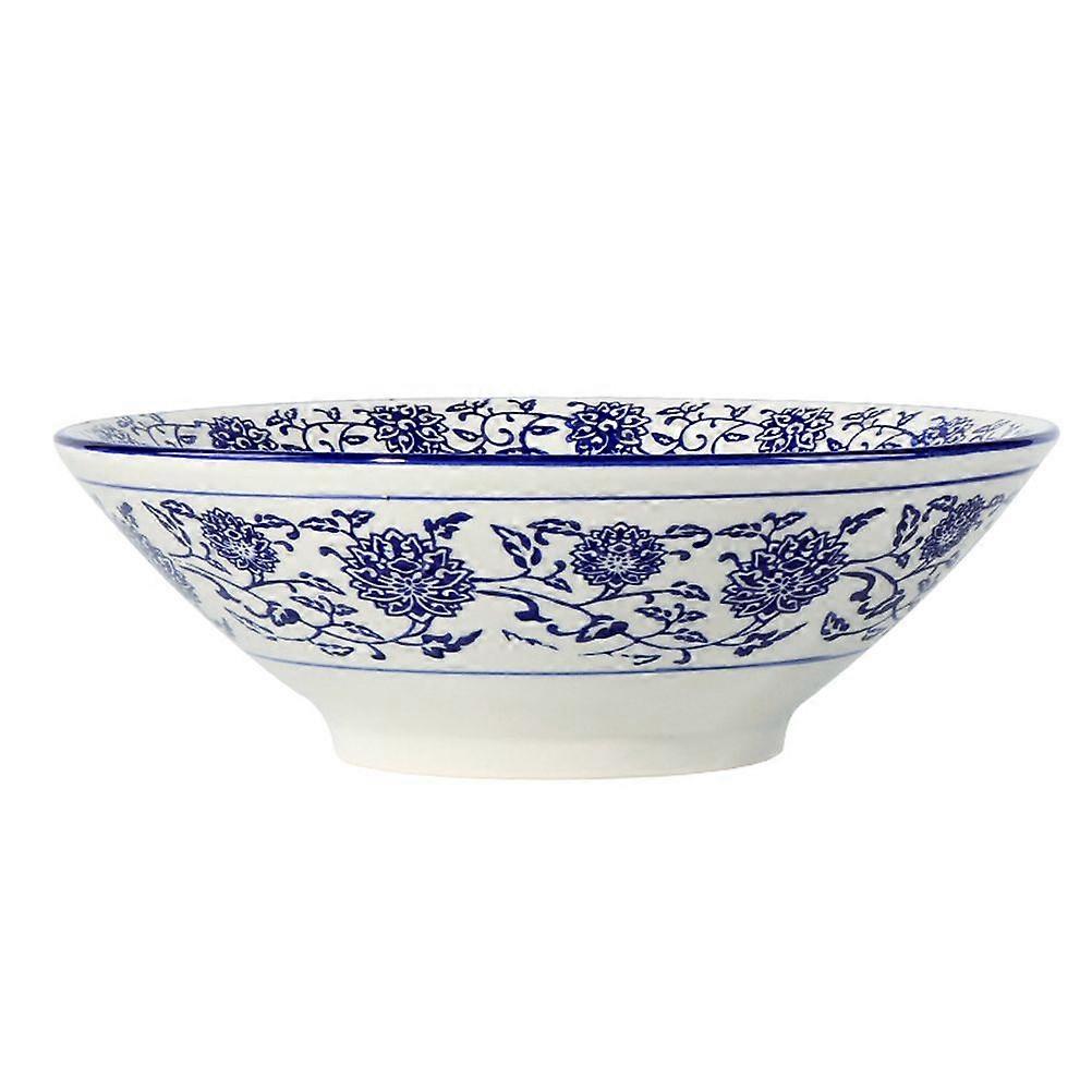 Chinese Style Bowl Ceramic Ramen Bowl Practical Cereal Salad Rice Bowl