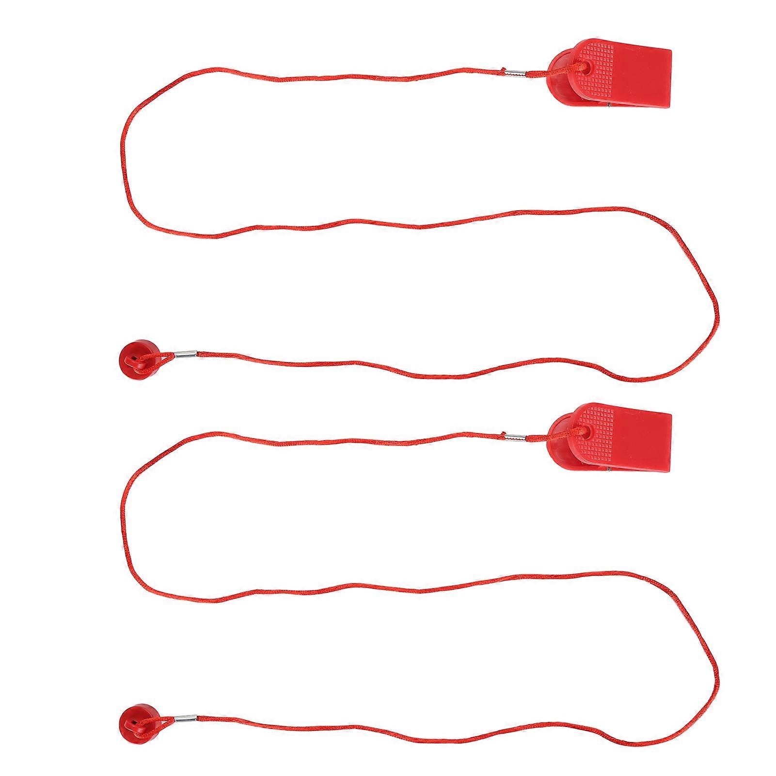 2PCS Universal Treadmill Safety Keys Security Magnet Lock Emergency Stop Switch for Running Machine