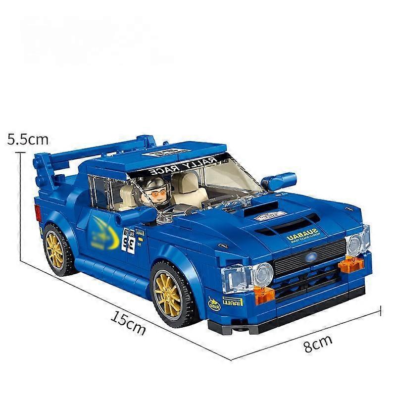 Lego children's building block car assembly model development intelligence racing DIY boy toy (hisbaru WRX 666032)
