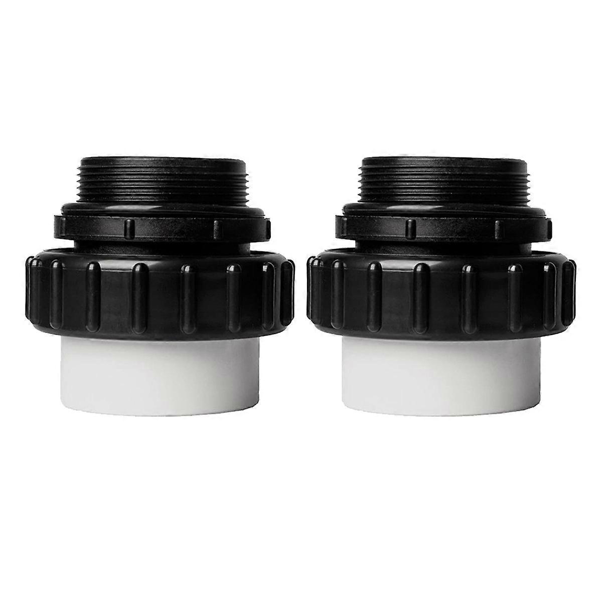 2Pcs 2inch MIP X 2inch Hi-Temp Unions for Whisperflo and for Intelliflo 21063-200-000 Pool Pump Hi-Temp Unions