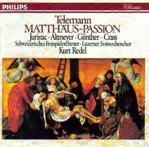 Georg Philipp Telemann Telemann St. Matthaus Passion CD