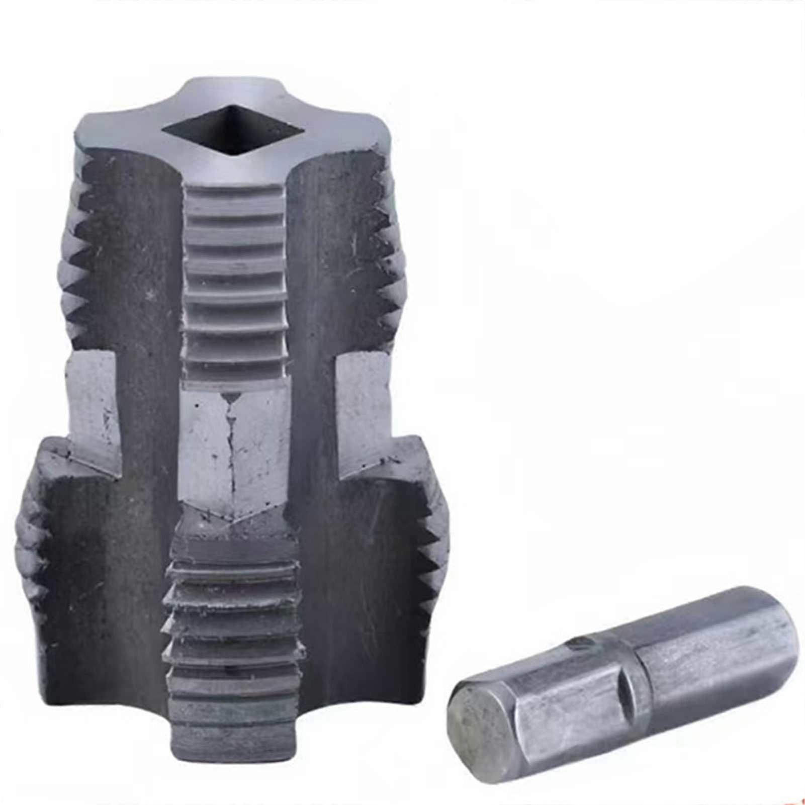 4/6 Points Water Pipe Internal Thread Opener Sturdy Steel Pipe Threader Taps Efficient Thread Cutting Tools