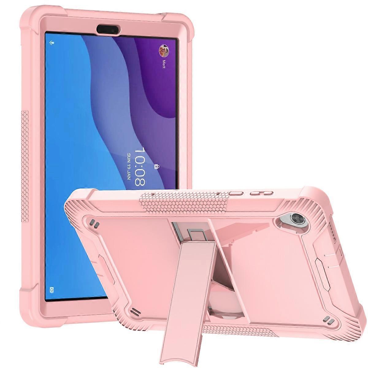 For Lenovo Tab M10 HD Silicone + PC Holder Shockproof Tablet Case