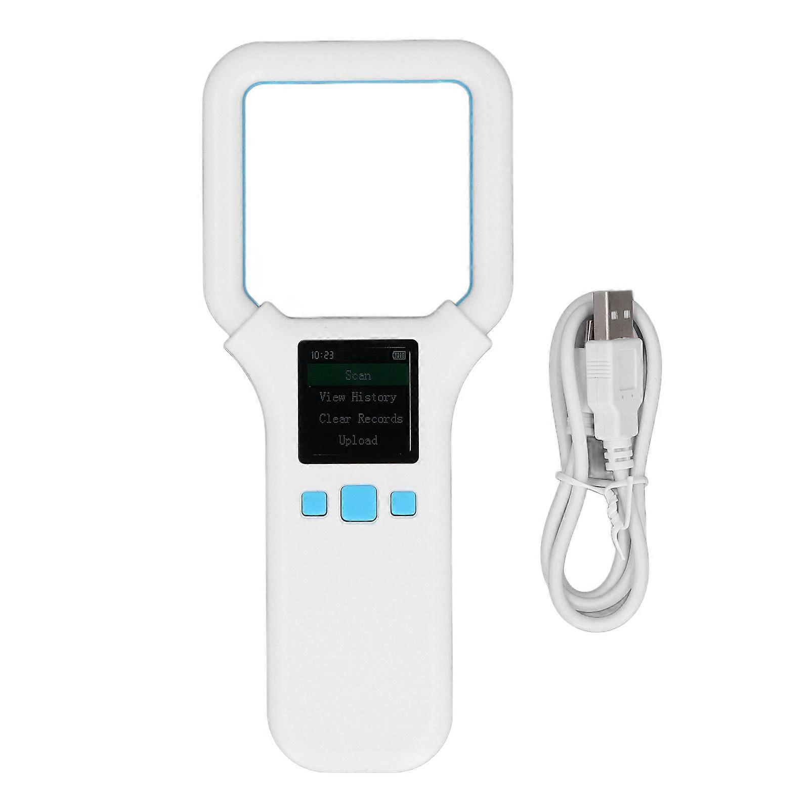 Animal Tag Reader 134.2khz 125khz RF Pet Chip Handheld ID Scanner Reader for EMID FDX B ISO11784 85